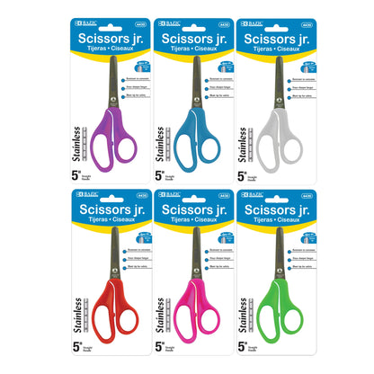 5 in Blunt Tip School Scissors - Assorted - Each
