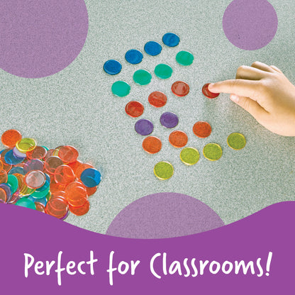 Transparent Counters, Set of 250