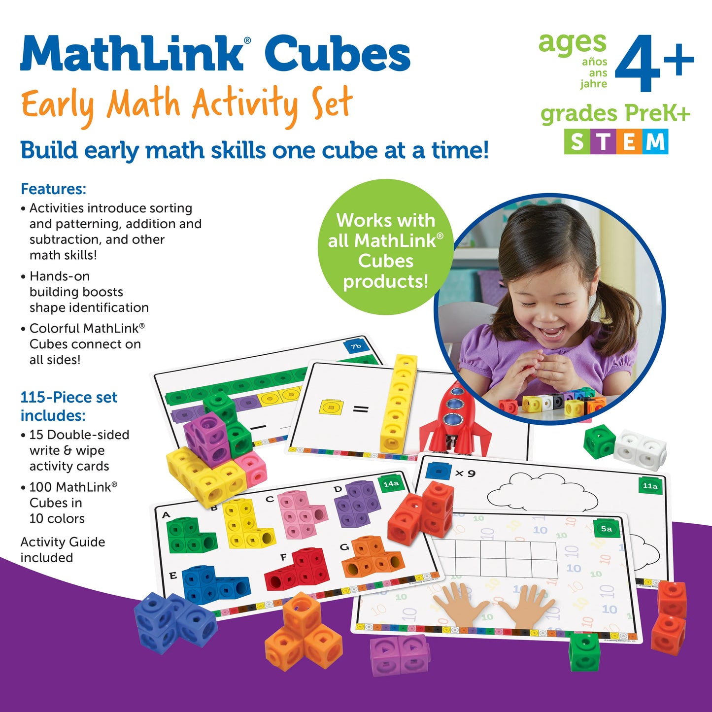 MathLink® Cubes Early Math Activity Set