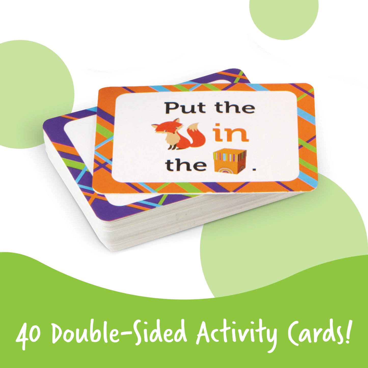 Fox in the Box Positional Words Activity Set