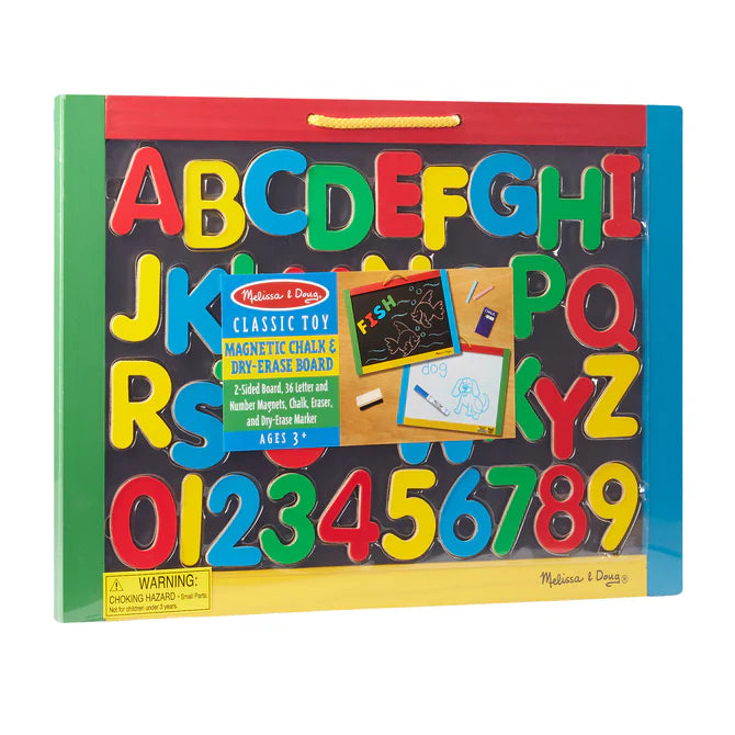 Magnetic Chalkboard & Dry-Erase Board (Uppercase)