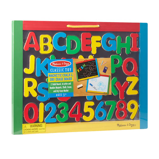Magnetic Chalkboard & Dry-Erase Board (Uppercase)