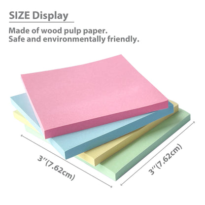 Pastel Sticky Notes, 3 x 3 in