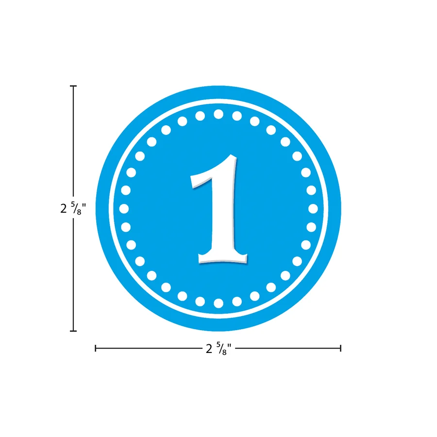 Bright Circles Calendar Days