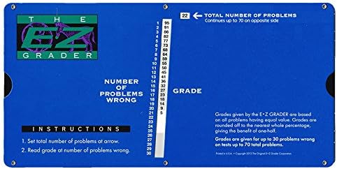 ORIGINAL E-Z GRADER LARGE PRINT E-Z GRADER ROYAL BLUE