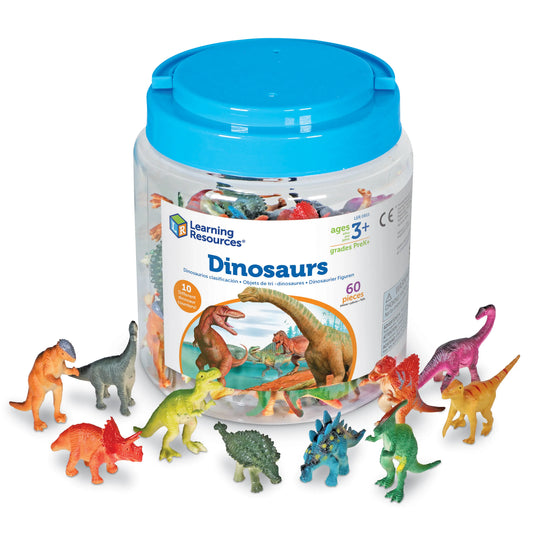 Dinosaur Counters, Set of 60