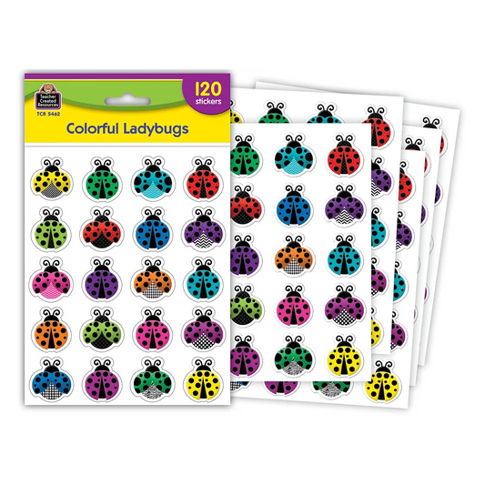 Colorful Ladybugs Stickers