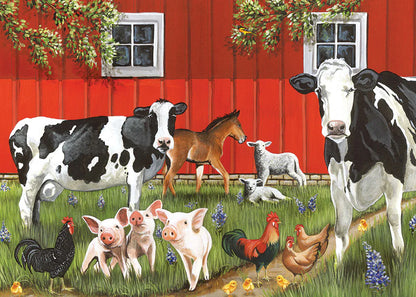 Red Barn Farm (tray) | 35 Piece Tray