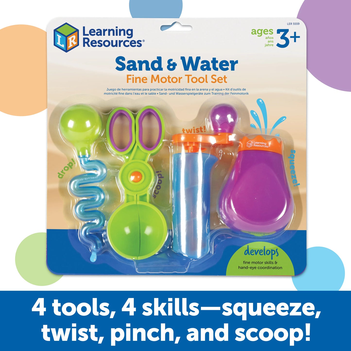 Sand & Water Fine Motor Tool Set