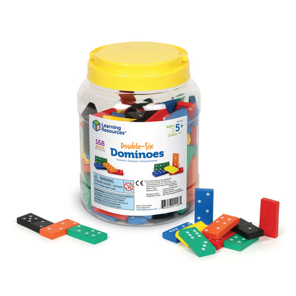 Double-Six Wooden Dominoes