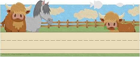 Wild Wild West Student Name Plates