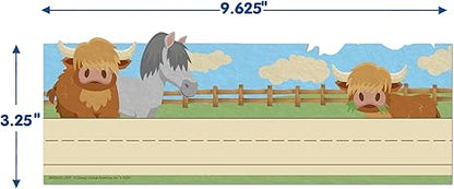 Wild Wild West Student Name Plates