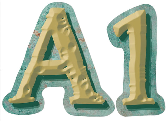 Curiosity Garden Deco Letters