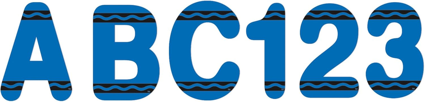 Crayola Blue Deco Letters