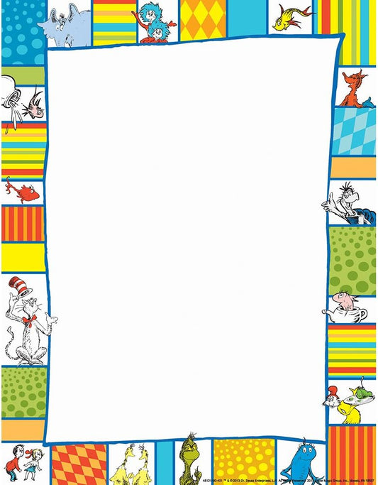 Dr. Seuss Shapes Computer Paper