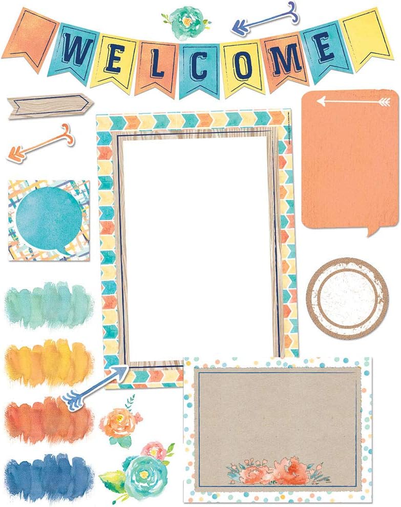 Confetti Splash Welcome Bulletin Board Set