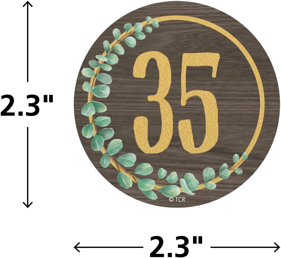 Eucalyptus Numbers Magnetic Accents