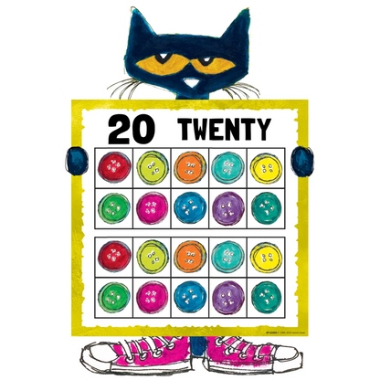 Pete the Cat Numbers 0-20 Bulletin Board