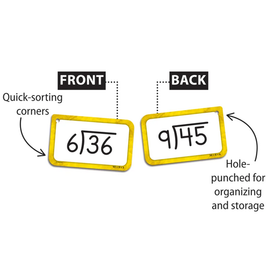 Division Flash Cards