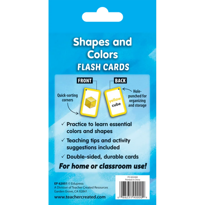 Shapes and Colors Flash Cards
