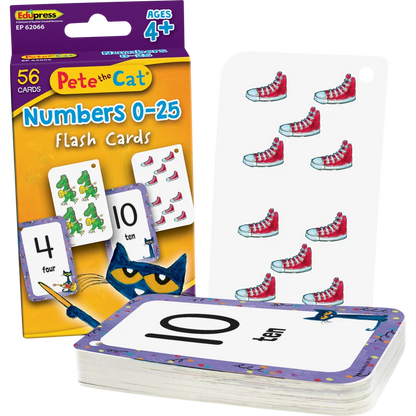 Pete the Cat® Numbers 0-25 Flash Cards
