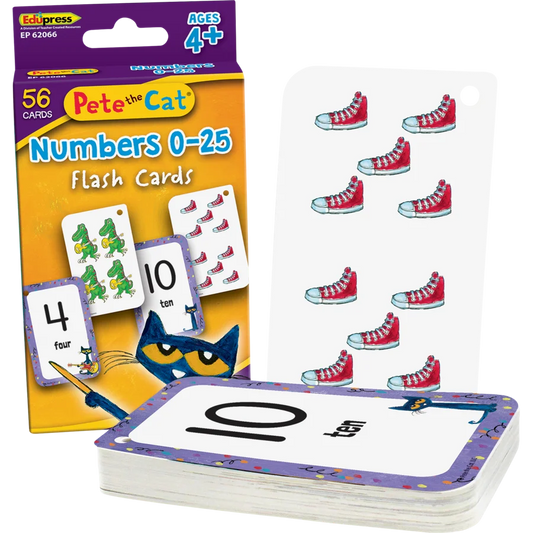Pete the Cat® Numbers 0-25 Flash Cards