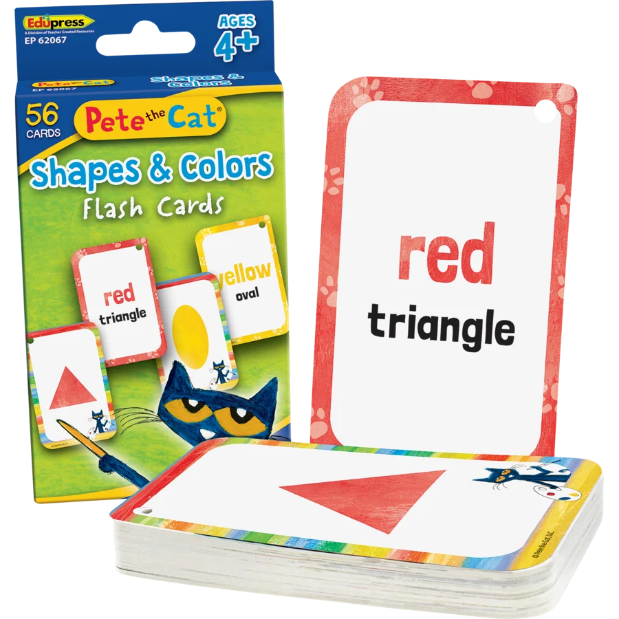 Pete the Cat® Shapes & Colors Flash Cards