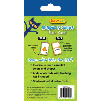 Pete the Cat® Shapes & Colors Flash Cards