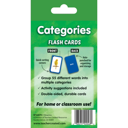 Categories Flash Cards