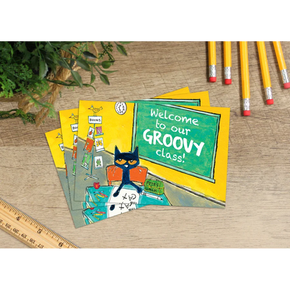 Pete the Cat Welcome To Our Groovy Class Postcards
