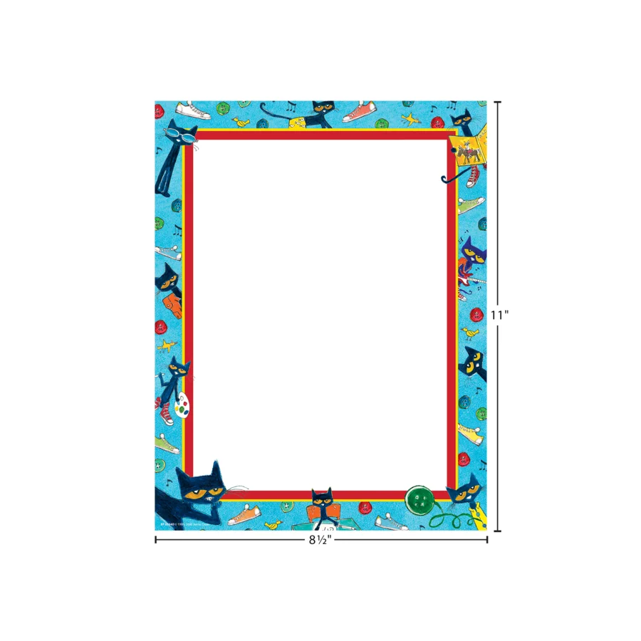 Pete the Cat Computer Paper