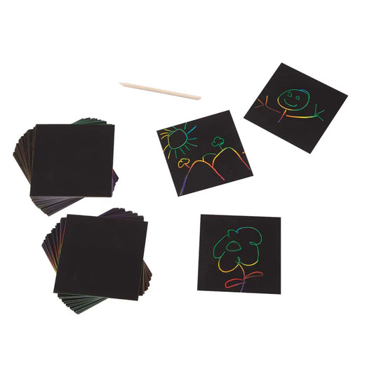 Rainbow Mini Scratch Art Notes - 8ct