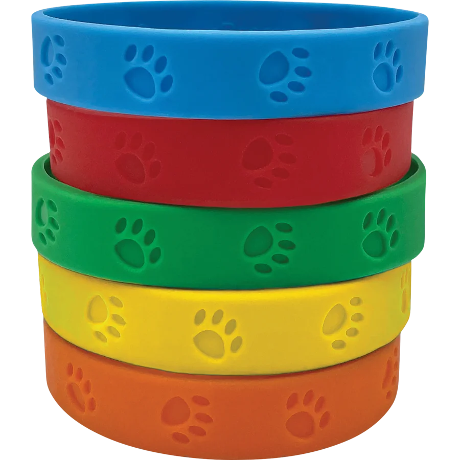 Paw Prints Wristbands
