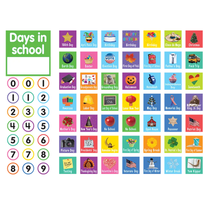 Colorful Calendar Bulletin Board