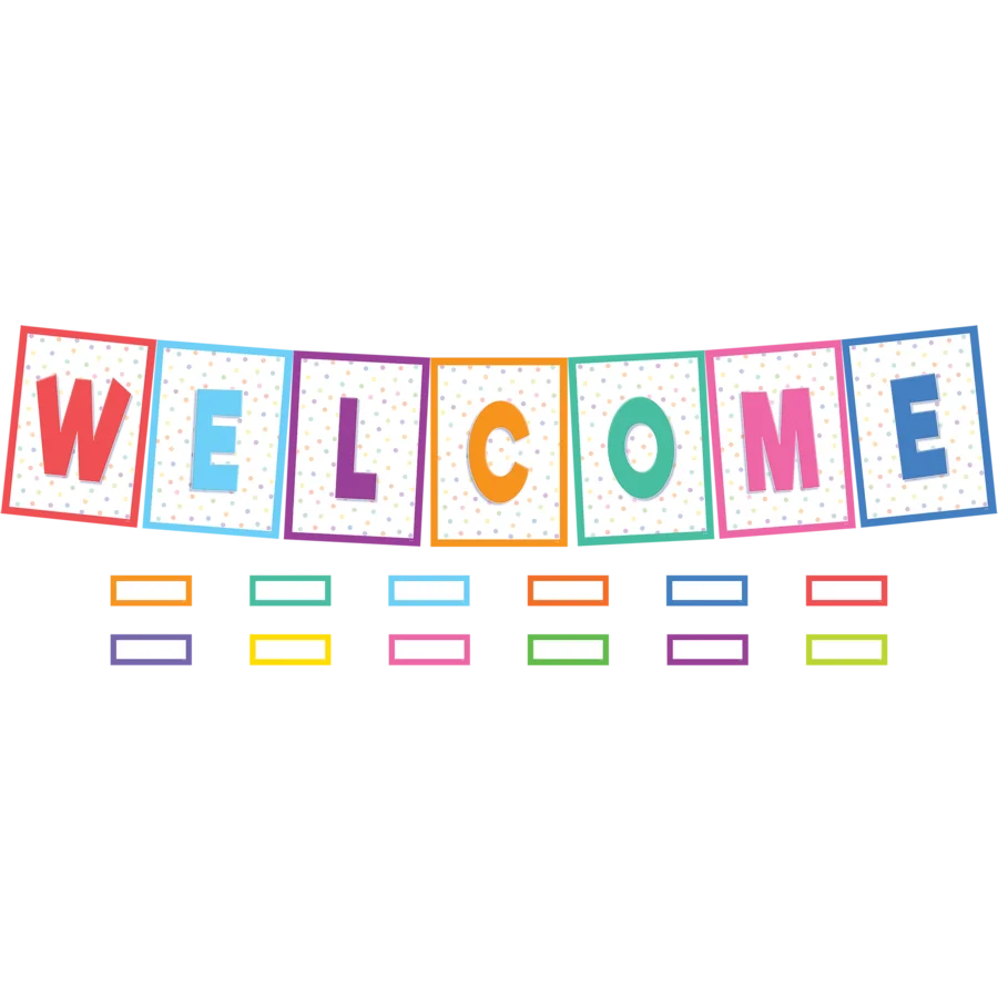 Colorful Welcome Bulletin Board