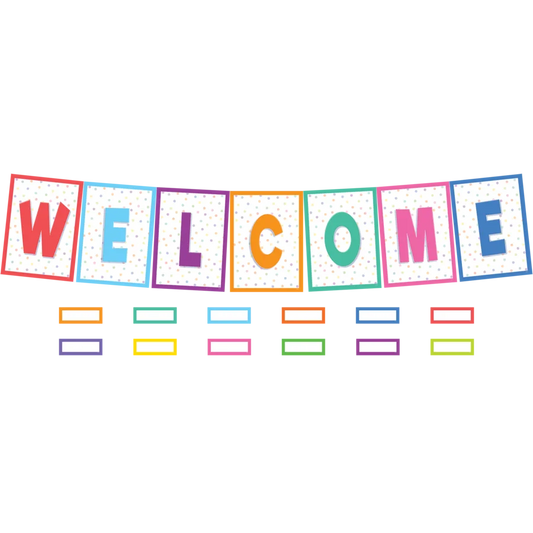 Colorful Welcome Bulletin Board