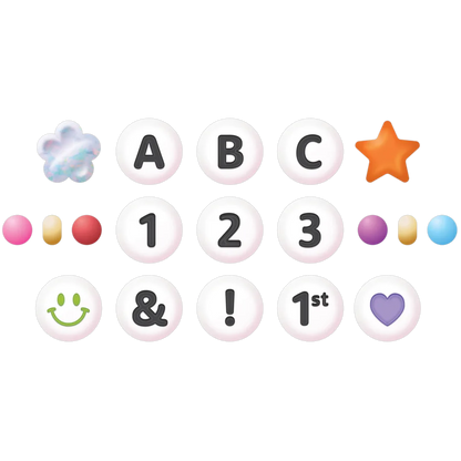 Friendship Beads Circle Letters
