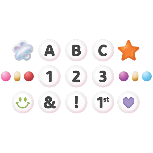 Friendship Beads Circle Letters