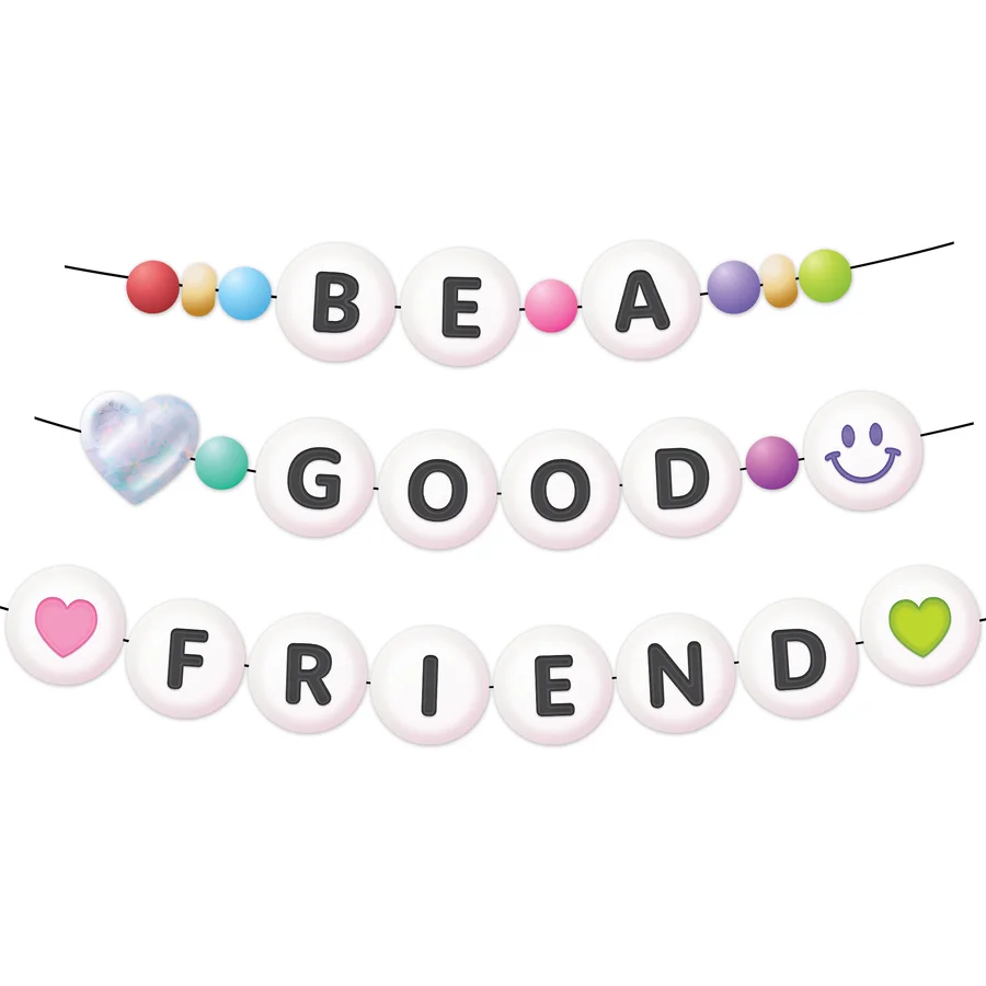 Friendship Beads Circle Letters