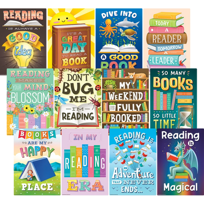 Reading Is Fun Small Poster Pack