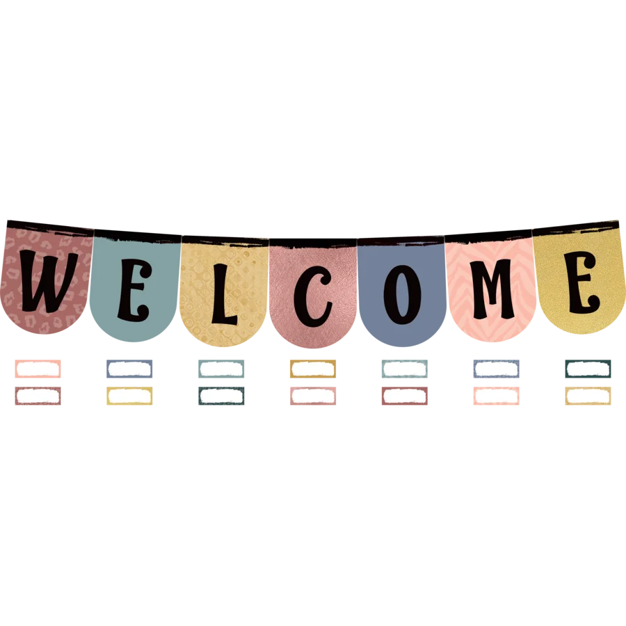 Wonderfully Wild Welcome Bunting Bulletin Board