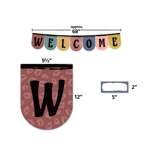 Wonderfully Wild Welcome Bunting Bulletin Board