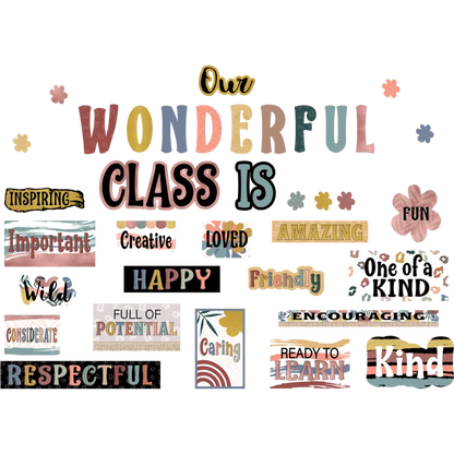 Wonderfully Wild Our Wonderful Class Mini Bulletin Board