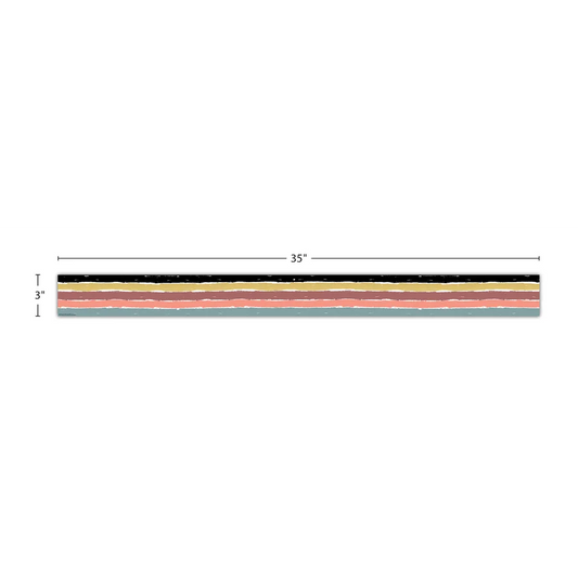 Wonderfully Wild Stripes Straight Border Trim