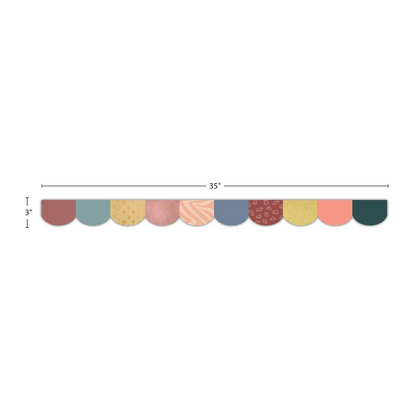 Wonderfully Wild Scalloped Die-Cut Border Trim