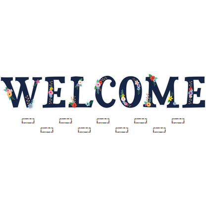 Wildflowers Welcome Bulletin Board