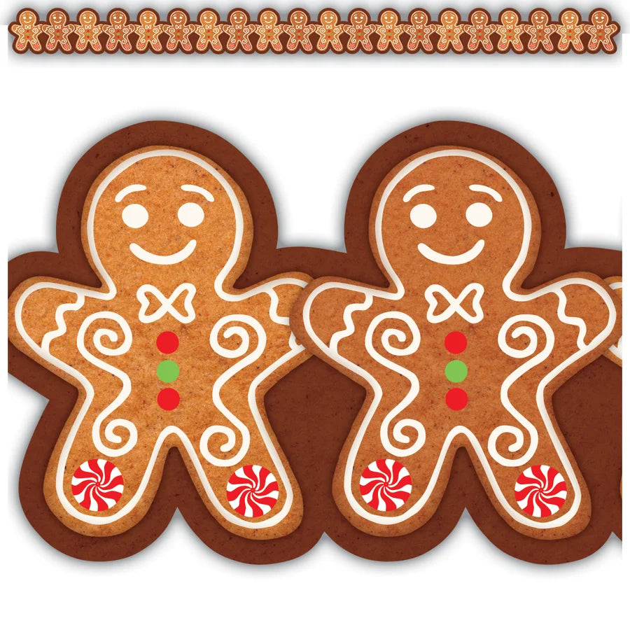 Gingerbread Cookies Die-Cut Border