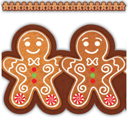 Gingerbread Cookies Die-Cut Border