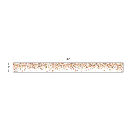 Calming Confetti Straight Border