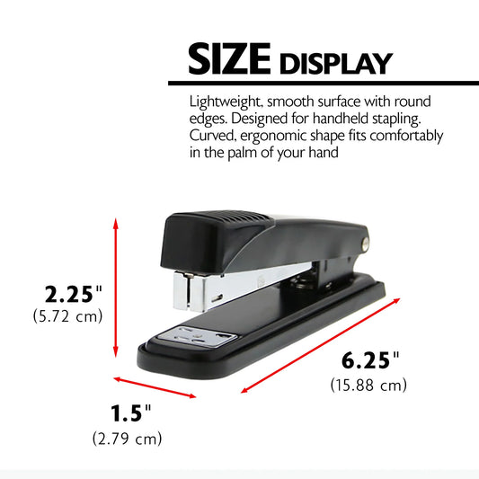 Metal Full Strip Stapler, Standard 26/6